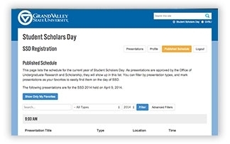 Featured Project: Student Scholars Day Registration